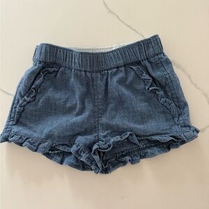 Crewcuts Chambray Elastic Waist Shorts